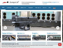 Tablet Screenshot of gunsport.dk